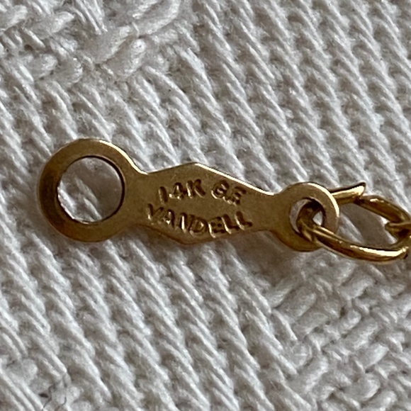 VTG I Van Dell I 14K Gold Filled I Embellished Centerpiece Choker Necklace - Picture 8 of 16